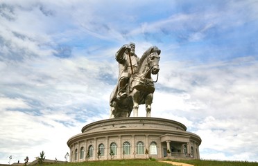   Genghis Khan Statue Complex at Tsonjin Boldogeast of the Mongolian capital Ulaanbaatar