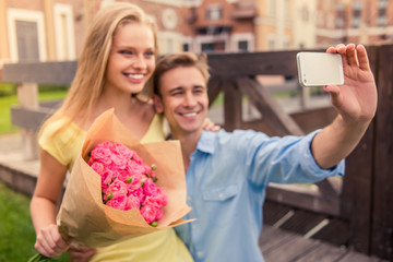 Beautiful young couple