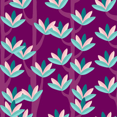 Purple abstrakt petals pattern