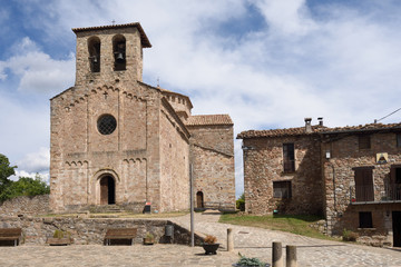 Fototapeta na wymiar Village of Sant Jaume de Frontenya, Barcelona province,Catalonia