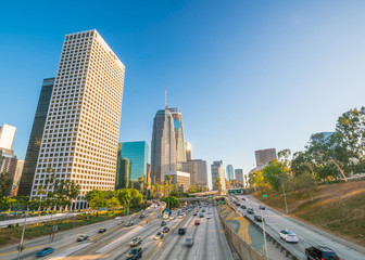 Fototapeta na wymiar Downtown Los Angeles skyline