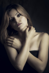 Fototapeta premium woman in studio