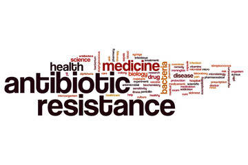 Antibiotic resistance word cloud
