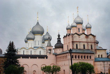Fototapeta na wymiar Church of the Rostov Kremlin, Yaroslavl Region, Rostov