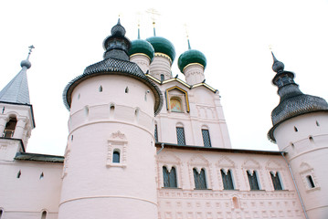 Fototapeta na wymiar Church of the Rostov Kremlin, Yaroslavl Region, Rostov