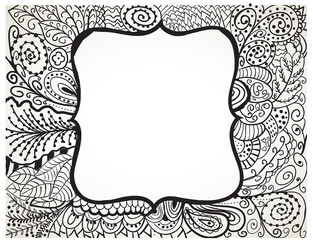 Abstract Painting - Line art drawning