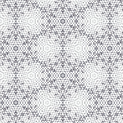 Abstract dot flourish elegant seamless pattern