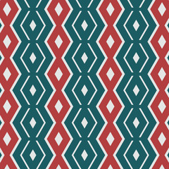 red retro seamless pattern