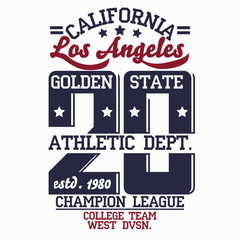 Athletics typography, t-shirt graphics