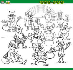 saint patrick day coloring book