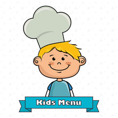 boy kids menu food vector illustration graphic