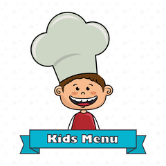 boy kids menu food vector illustration graphic