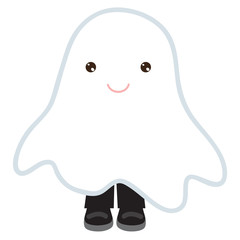 Halloween ghost vector illustration