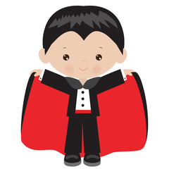 Halloween vampire vector illustration