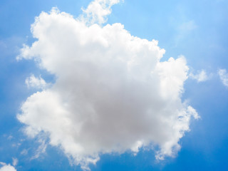 Obraz premium white clouds and blue sky.