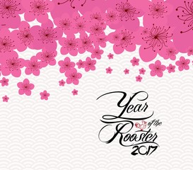 Chinese New Year 2017 - plum blossom Background
