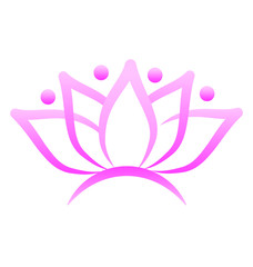 Lotus flower logo design