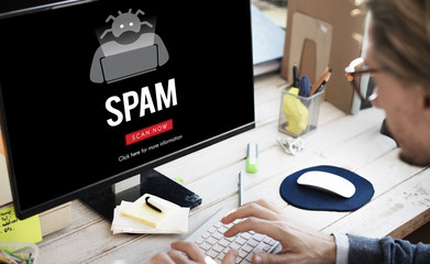Scam Virus Spyware Malware Antivirus Concept