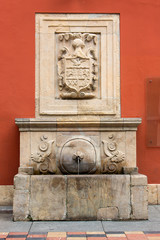 Fuente del Ayuntamiento de San Francisco Avilés Asturien (Asturias) Spanien