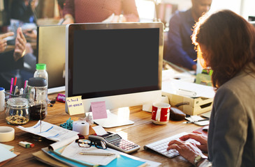 Mockup Copy Space Blank Screen Concept