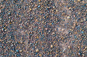 Small brown gravel stone background