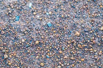 Small brown gravel stone background