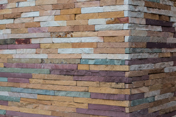 Brick wall colorful abstract background,Texture background