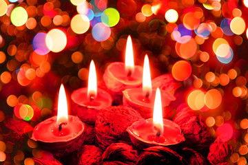 christmas candles