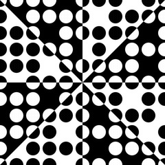 Seamless Circle and Triangle Pattern