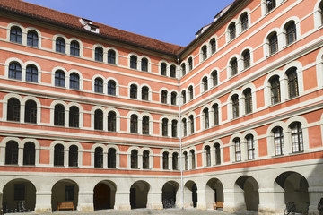 Fototapeta na wymiar Historic facade Graz