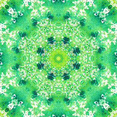 Mandala with art handmade texture.