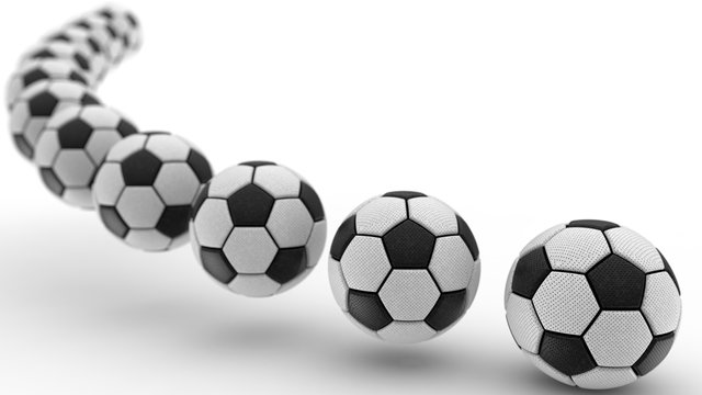 Soccer ball. 3D illustration. 3D CG.