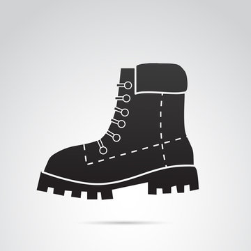 Shoe vector icon. 