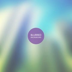 Abstract Background - Blurred Image - Green and Blue