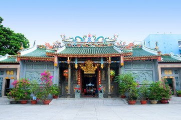 Phuoc An Hoi Quan Pagoda, Ho Chi Minh City, Saigon, Vietnam,