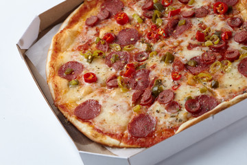 pizza in the box