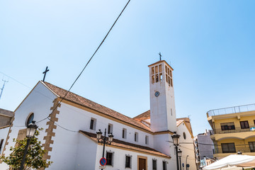 Obraz premium mediterranean style church in southern spain