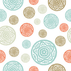 Ethnic boho seamless pattern. Print. Repeating background. Cloth design, wallpaper.