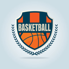 Basketball logo template,vector illustration