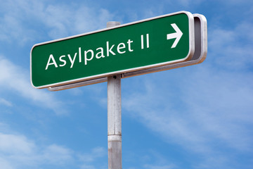 Schild 126 - Asylpaket II