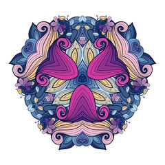 Vector Beautiful Deco Colored Triangle