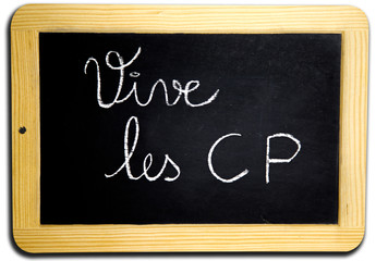 Ardoise "Vive les CP"