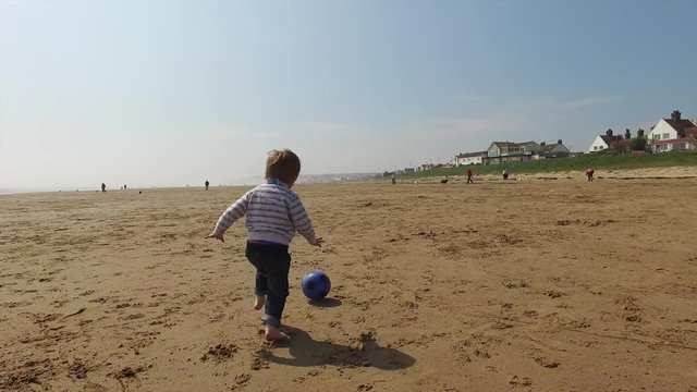 Boy on beach