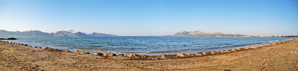 Bay of Pollenca panorama