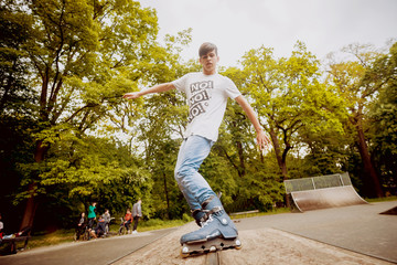 Roller skating