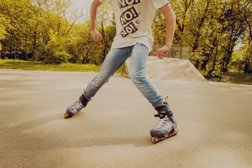 Roller skating