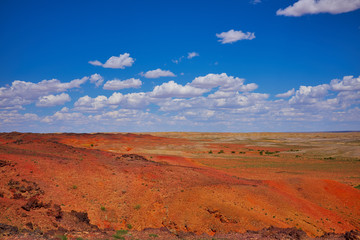 Nice view of the Gobi desert Mongolia