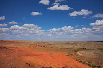Nice view of the Gobi desert Mongolia