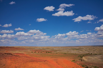 Nice view of the Gobi desert Mongolia