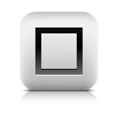 Media player icon with stop sign